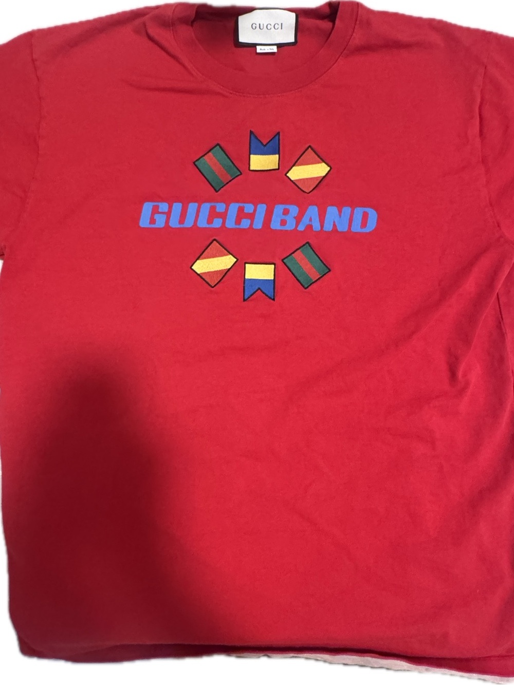 Gucci Band t-shirt Oversized fit XL